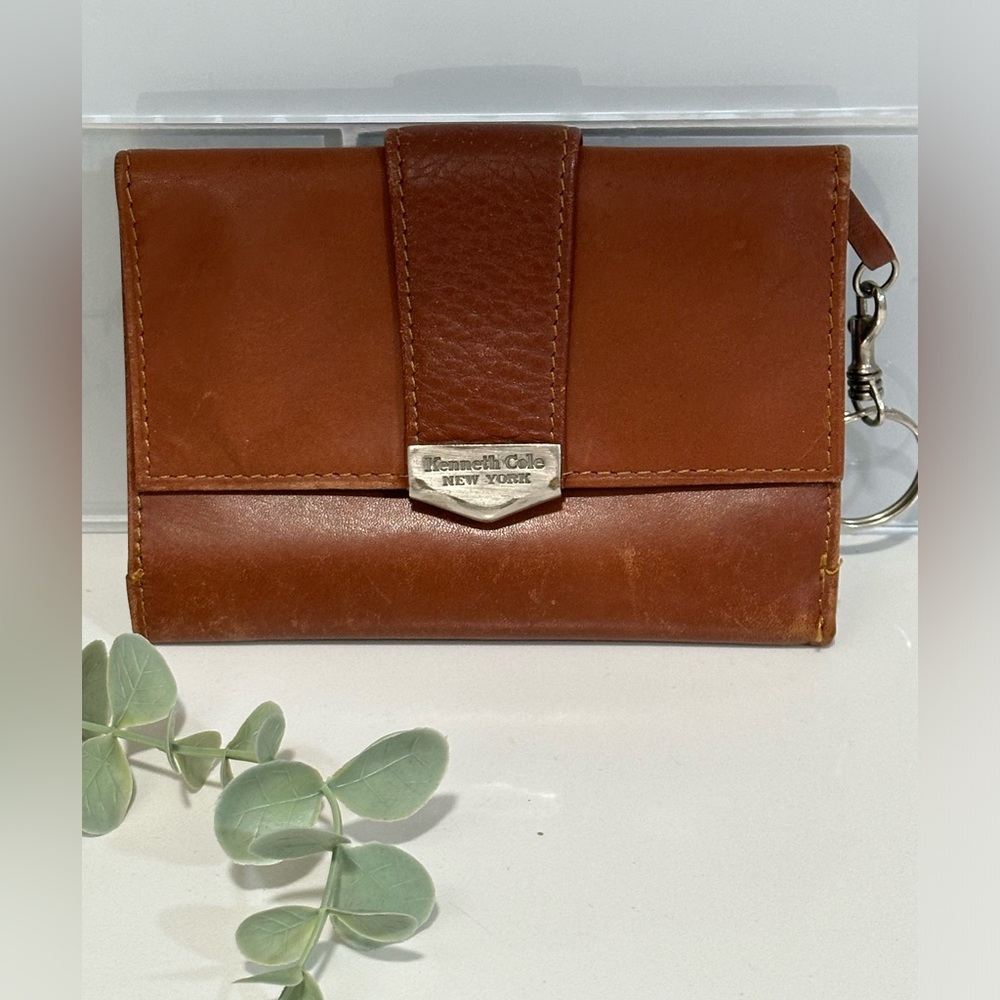 Kenneth Cole New York Brown Leather Wallet